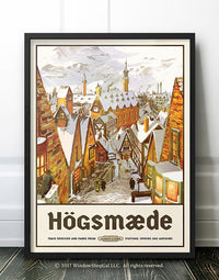 Högsmæde Travel Poster