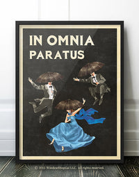 In Omnia Paratus Poster (Dark) - Limited Edition with Secret Art Revealed Only Under UV Light