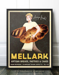 Mellark Bakery Vintage Poster